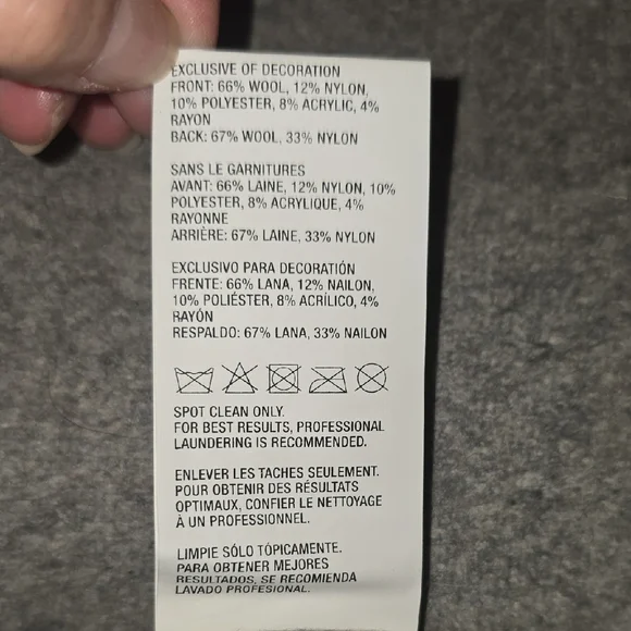 24" Crate & Barrel Holiday Pillow - Picture 4 of 4